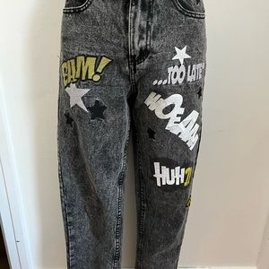 Vintage patchwork jean